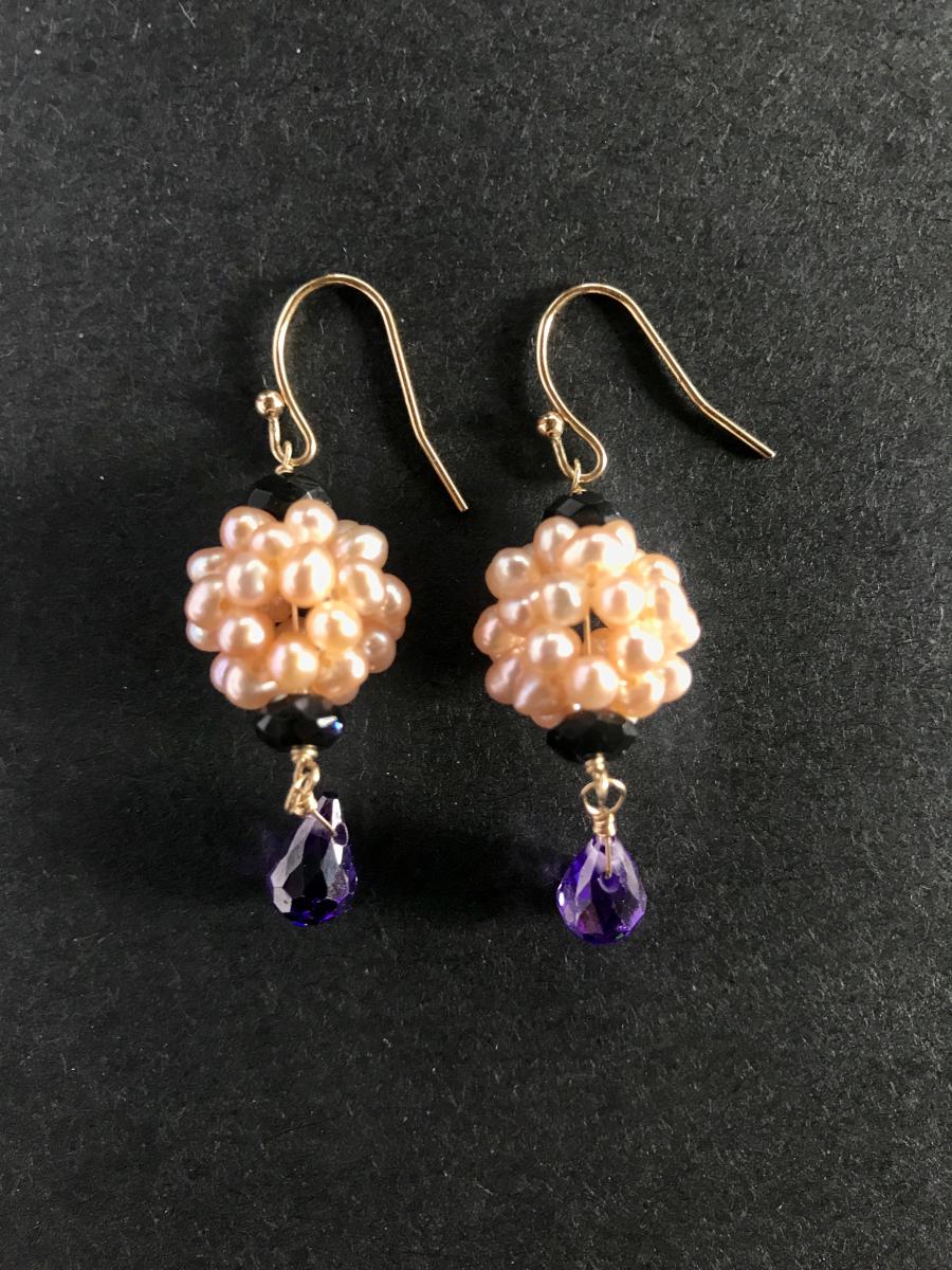 : Earrings : HLM Beaded Jewels