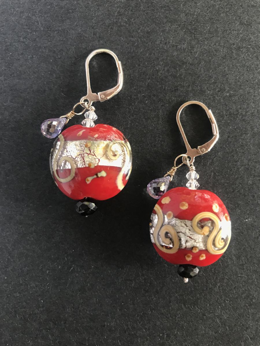  : Earrings : HLM Beaded Jewels